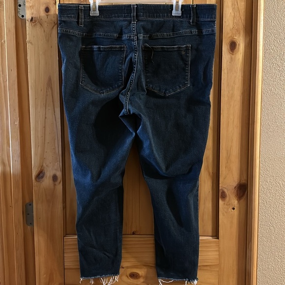 LuLaRoe Dark Blue Straight Leg Stretch Jeans - Picture 4 of 7